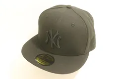 【中古】 NEW ERA メンズキャップ -- 59FIFTY NEW YORK YANKEES NEW ERA -- 黒 ブラック 刺繍