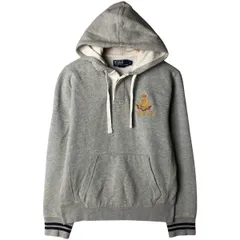 古着 ラルフローレン Ralph Lauren POLO JEANS COMPANY ハーフボタン スウェットプルオーバーパーカー メンズS相当/eaa630081