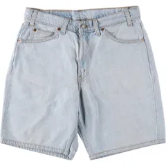 古着 90年代 リーバイス Levi's 550 RELAXED FIT 34550-1734 オレンジタブ デニムショーツ ショートパンツ メンズw32相当/eaa478166