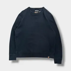 Barbour Hanssen Crew Neck MML0703NY91 バブアー ネイビー ブランクスウェット クルーネック 無地 Lサイズのサムネイル