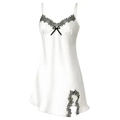 スリップ サテン 透けない セクシー ランジェリー ベビードール 大きいサイズ 光沢 エレガント かわいい スリット リボン タイト ヒョウ 豹柄 ゼブラ 花柄 su960