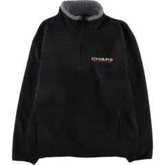 古着 ラルフローレン Ralph Lauren CHAPS チャップス ハーフジップ フリースプルオーバー メンズXL相当/eaa627004