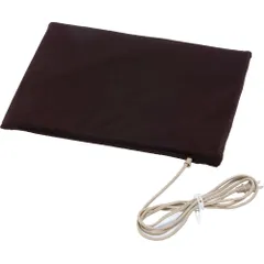 新品 広電(KODEN) 電気あんか 大判ソフト 33cm×45cm×3.2cm ブラウン 無地 省エネ コンパクト VWF272H-Bのサムネイル