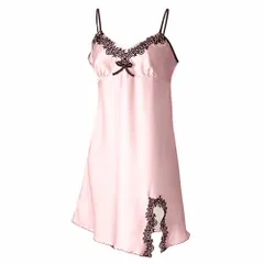 スリップ サテン 透けない セクシー ランジェリー ベビードール 大きいサイズ 光沢 エレガント かわいい スリット リボン タイト ヒョウ 豹柄 ゼブラ 花柄 su960