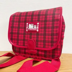 Hello Kitty Sanrio ハローキティ サンリオ リュック いちご 赤 チェック 平成 レトロ 当時物