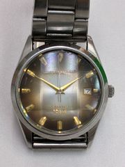 N 処分価格【ジャンク品】オリエント ORIENT ジャガーフォーカス ブラウングラデーション 文字盤 不動品