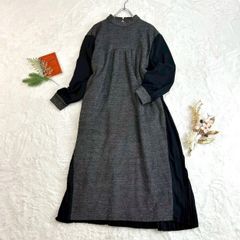SUMI STYLE スミスタイル ピンタック Vネックワンピース ブルー F SUMI STYLE スミスタイル ピンタック Vネックワンピース ブルー F