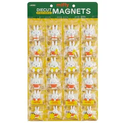 新品 スケーター(Skater) ダイカットマグネット ミッフィー 台紙セット24ヶ付(6種類) miffy MGD1 SET955 幅4×奥行5×高さ0.7cm