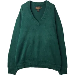 古着 80~90年代 エディーバウアー Eddie Bauer コットンニットセーター メンズL相当 ヴィンテージ 黒タグ/eaa627455