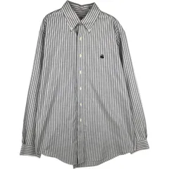 古着 ブルックスブラザーズ Brooks Brothers 346 長袖 ボタンダウンストライプシャツ メンズL相当/eaa628811