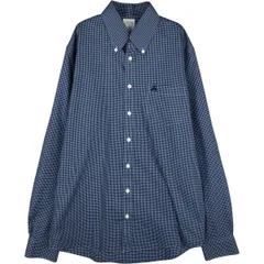 古着 ブルックスブラザーズ Brooks Brothers 1818 MILANO FIT ギンガムチェック 長袖 ボタンダウンチェックシャツ メンズM相当/eaa628805