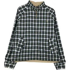 古着 ラルフローレン Ralph Lauren POLO RALPH LAUREN チェック柄 リバーシブル ハリントンジャケット スイングトップ/eaa629493