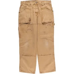 古着 ディッキーズ Dickies ペイント ダブルニー ダックペインターパンツ メンズw33相当/eaa495606
