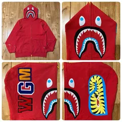 2026年最新】APE シャークパーカー 赤の人気アイテム - メルカリ