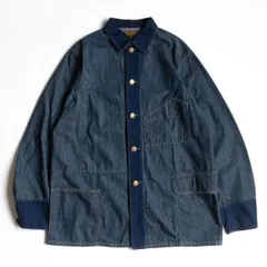 【美品】FREEWHEELERS UNION SPECIAL OVERALLS【YARD MASTER WORK COAT】38 デニム カバーオール ジャケット フリーホイーラーズ 26040154のサムネイル