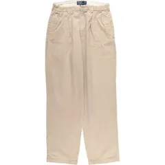 古着 ラルフローレン Ralph Lauren POLO by Ralph Lauren ANDREW PANT ツータック チノパンツ メンズw33相当/eaa628172