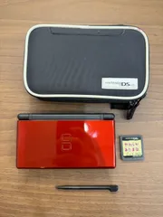 ニンテンドーDS Lite クリムゾン/ブラック【動作確認済・ソフト付き】