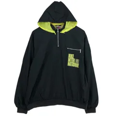 古着 80~90年代 ナイキ NIKE ハーフジップ フード付き ウォームアッププルオーバー メンズXL相当 ヴィンテージ/eaa629332