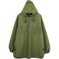 古着 80~90年代 アディダス adidas ハーフスナップ フード付き ナイロンプルオーバー メンズL相当 ヴィンテージ/eaa629333