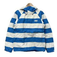 美品】ヘリーハンセン マウンテンパーカー ボーダー M HOE11001 - メルカリ