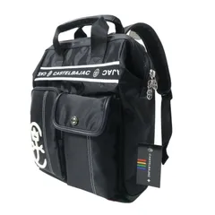 カステルバジャック CASTELBAJAC ドミネ リュックサック バックパック ハンドバッグ ロゴ メンズ レディース ブラック 新品同様