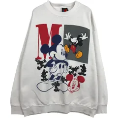 古着 MICKEY UNLIMITED MICKEY MOUSE ミッキーマウス キャラクタースウェットシャツ トレーナー USA製 メンズL相当/eaa629784