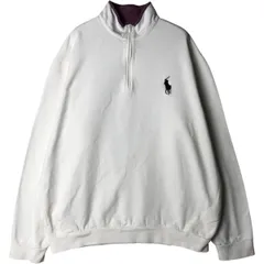 古着 ラルフローレン Ralph Lauren POLO GOLF ポロゴルフ ハーフジップスウェットシャツ トレーナー メンズXL相当/eaa629885