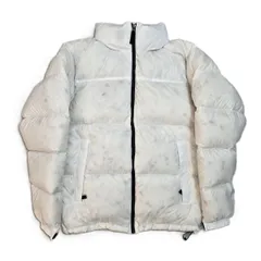 【値下げ】THE NORTH FACE ザ・ノースフェイス アンダイド ヌプシジャケット  Undyed Nuptse Jacket  ND92337　ホワイト L ダウンジャケット ND92337 メンズ 中古