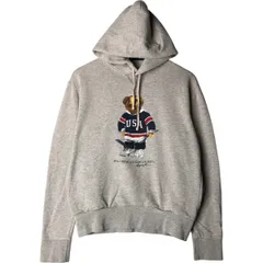 古着 ラルフローレン Ralph Lauren POLO RALPH LAUREN ポロベア スウェットプルオーバーパーカー メンズS相当/eaa630083