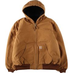 carhartt ダック　アクティブジャケット　ブラウン　7-8 130〜140 Carhartt ダック地 アクティブジャケット ブラウン - メルカリ