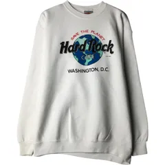 古着 90年代 HARD ROCK CAFE ハードロックカフェ アドバタイジング スウェットシャツ トレーナー USA製 メンズL相当/eaa630005