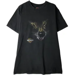 古着 ハーレーダビッドソン Harley-Davidson オオカミ柄 モーターサイクル バイクTシャツ メンズM相当/eaa629666