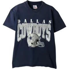 古着 90年代 ChampKnit NFL DALLAS COWBOYS ダラスカウボーイズ スポーツプリントTシャツ USA製 メンズM相当 ヴィンテージ/eaa629745