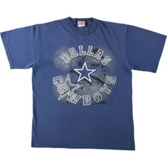 古着 90年代 TEAM RATED NFL DALLAS COWBOYS ダラスカウボーイズ ロゴプリントTシャツ USA製 メンズL相当 ヴィンテージ/eaa630846