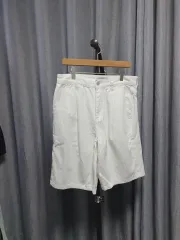 Mメンズ 白 ハーフパンツ