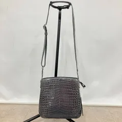 【JRA認定】【美品】 GRES グレ レザーバック クロコダイル 本革 ワニ革 ハンドバック ショルダーバック_SFU_D0324-F001のサムネイル