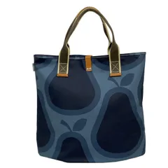 orla kiely(オーラカイリー) トートバッグ ネイビー×ブルー×ブラウンのサムネイル