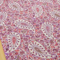 1m　3843-11916　インド綿 生地 布 ワンピース エスニック マルチカラー ネイビー アジアン コットン 布地 110cm幅