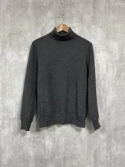 UNIQLO ユニクロ カシミヤ100％ タートルネック ニット セーター sizeM/グレー ◇■ メンズ