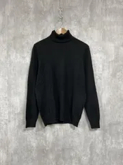 UNIQLO ユニクロ カシミヤ100％ タートルネック ニット セーター sizeL/黒 ◇■ メンズ