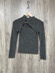 MURUA ムルーア チャイナタイトニット ニット セーター sizeF/グレー ■◇ レディース