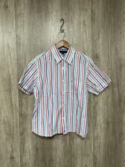 TOMMY HILFIGER トミーヒルフィガー ストライプ シャツ sizeL/マルチカラー  ■◆ メンズ