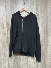 antiqua アンティカ ＴＲEE CAFE ツリーカフェ 変形 ジップアップ パーカー sizeF/黒 ◆■ レディースのサムネイル