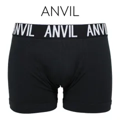 ANVIL アンビル ボクサーパンツ ANV531 ブラック メンズ 男性 下着のサムネイル