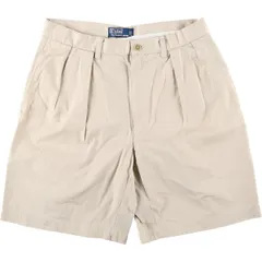 古着 ラルフローレン Ralph Lauren POLO by Ralph Lauren TYLER SHORT ツータック チノショーツ ショートパンツ メンズw32相当/eaa625037
