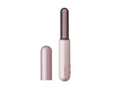 コイズミ ヘアアイロン 前髪アイロンプラス コードレス USB充電式 海外対応 2段階温度調節 持ち運び コンパクト キャップ付 ピンク KHR-6430/Pa