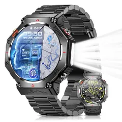 スマートウォッチ Bluetooth通話 GPS内蔵 AI搭載(ChatGPT対応) 着信/LINEなどアプリ通知 3ATM防水 100＋運動モード GPS運動記録 歩数計 長持ちバッテリー 300＋文字盤DIY AIウォッチフェイス 腕時計 音楽制御 遠隔a