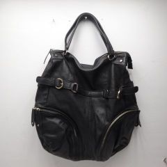 MS by Martine Sitbon 黒レザーハンドバッグ - メルカリ