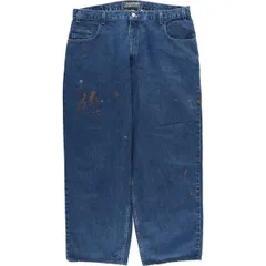 古着 ビッグサイズ 00年代 リーバイス Levi's SILVER TAB シルバータブ BAGGY FIT テーパードデニムパンツ メンズw40相当/eaa628193