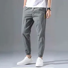 ジョガーパンツ メンズ 接触冷感 吸汗速乾 通気 快適 涼しい 肌触り 薄手 夏 春 ズボン